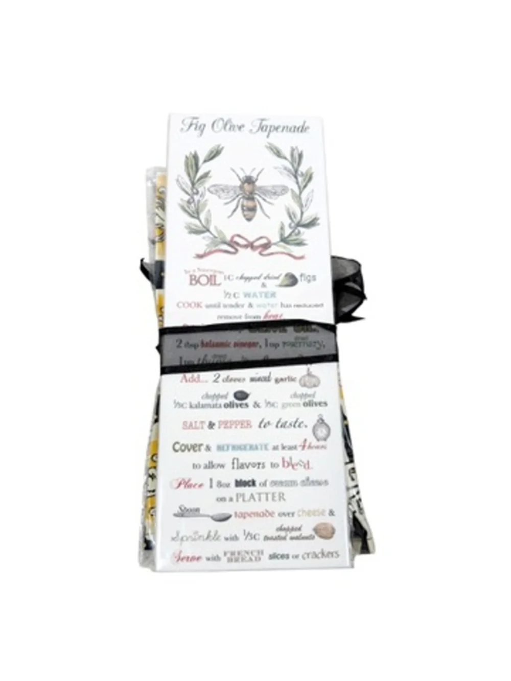 MacKenzie-Childs Queen Bee Dish Towel & Mary Lake Thompson Flour Sack Cotton NWT
